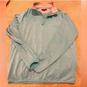Peter Millar Crown Crafted Turquoise Stealth 1/4 Zip